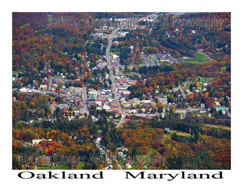 Oakland maryland - Oakland, Maryland. Oakland, Maryland (population 1,930), county seat of Garrett County, was founded in 1849 and prospered with the coming of the railroad in the early 1850s. The new rail network made it profitable to exploit Garrett County’s natural resources, and Oakland became a commercial hub in the shipment of coal and lumber. 